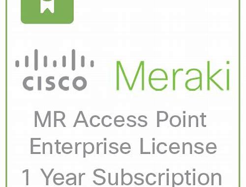 MERAKI MR ENTERPRISE CLOUD CONTROLLER LICENSE, 1 YEAR
