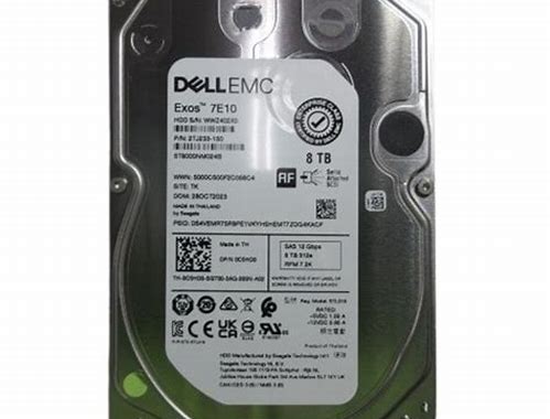 DELL 8TB HARD DRIVE SAS 12GBPS 7.2K RPM 512E 3.5IN HOT-PLUG (SOLO FUNCIONA EN EQUIPOS CON CHASIS DE