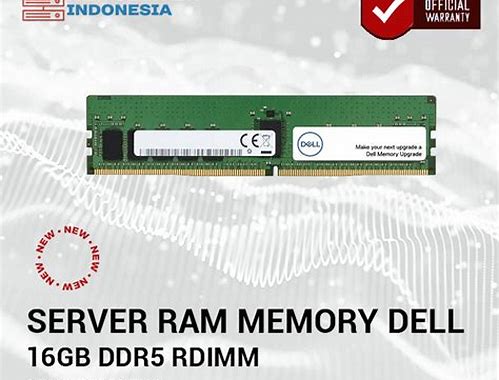 MEMORIA DELL UPGRADE - 16 GB - 1RX8 DDR5 RDIMM 5600 MT/S