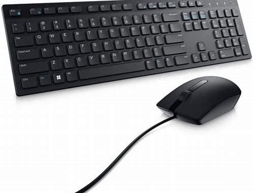 DELL WIRED KEYBOARD MOUSE COMBO - KM300C - SPANISH