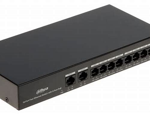 SWITCH POE 2.0 GIGABIT DE 8 PUERTOS POE, 2 UPLINK