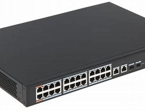 SWITCH POE DE 24 PUERTOS 2 PUERTOS DE FIBRA OPTICA WEBSMART