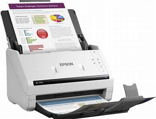 SCANNER EPSON DS-770 II, DUPLEX, 45 PPM - 90 IMP A 300 DPI