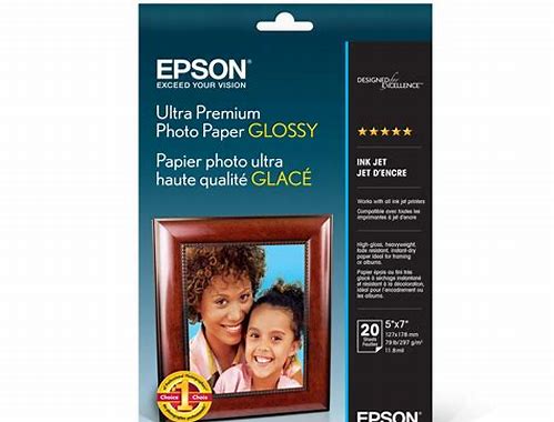 PAPEL EPSON ULTRA PREMIUN GLOSSY PHOTO 5X7" 20 HOJAS