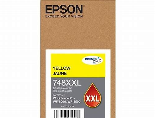 CARTUCHO DE TINTA EPSON® COLOR AMARILLO PARA IMPRESORA WF-C579R