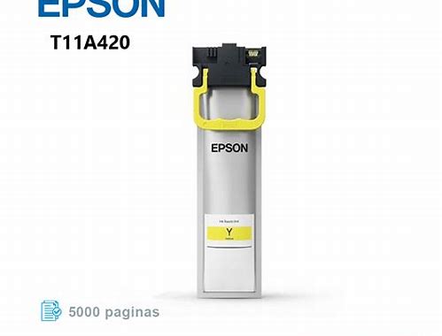 CARTUCHO DE TINTA EPSON® COLOR AMARILLO DE ALTO RENDIMIENTO PARA IMPRESORA WF-C579R