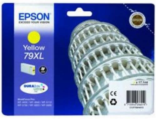CARTUCHO DE TINTA EPSON® COLOR AMARILLO DURABRITE PRO DE ALTO RENDIMIENTO PARA IMPRESORA WF-C878R