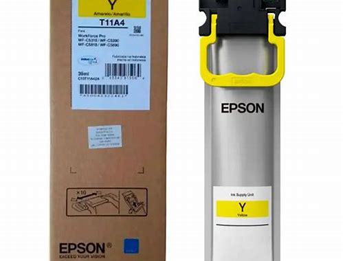 CARTUCHO DE TINTA EPSON® COLOR AMARILLA DE ALTO RENDIMIENTO PARA IMPRESORAS WF-C5810,C5890