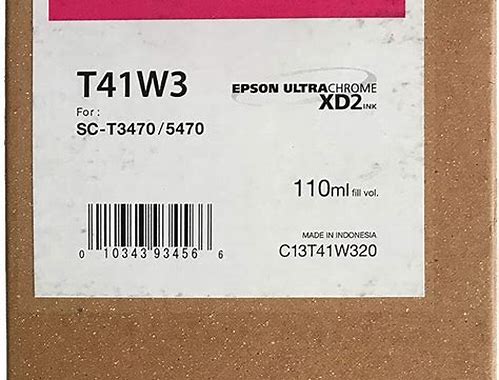 CARTUCHO DE TINTA EPSON® ULTRACHROME XD2 MAGENTA, 110ML PARA PLOTTER T5470, T5470M, T5475