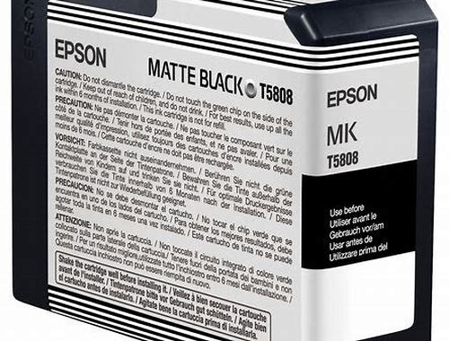 CARTUCHO DE TINTA MATE NEGRA ULTRACHROME PRO6 PARA PLOTTER P6570, P8570
