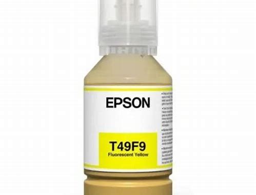 BOTELLA DE TINTA AMARILLA FLUORESCENTE EPSON® PARA PLOTTER F571, 140ML