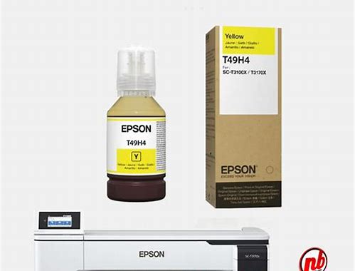 BOTELLA DE TINTA AMARILLA EPSON® T49H PARA PLOTTER T3170X