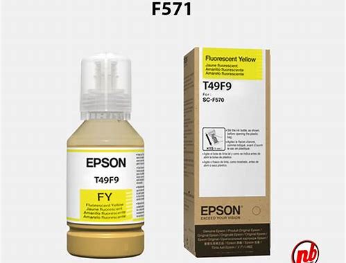 CARTUCHO DE TINTA EPSON® ULTRACHROME DS FLUOR AMARILLA (2X1.6LTRS), P/ PLOTTER DE SUBLIMACIÓN F6470H