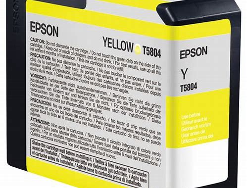 CARTUCHO DE TINTA EPSON® ULTRACHROME DS AMARILLA 6LTRS, PARA PLOTTER DE SUBLIMACIÓNF6200/F7200/F9370