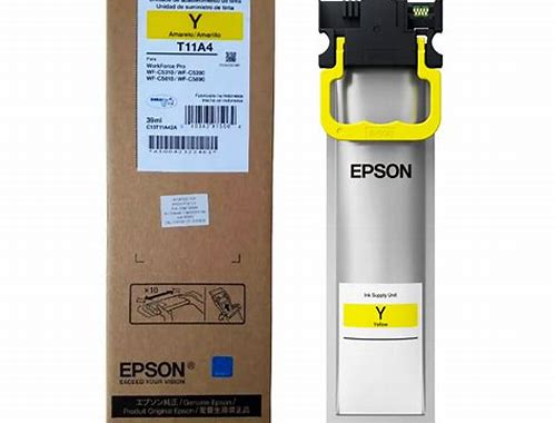 CARTUCHO DE TINTA EPSON® COLOR AMARILLO DE ALTO RENDIMIENTO PARA IMPRESORA WF-R5690