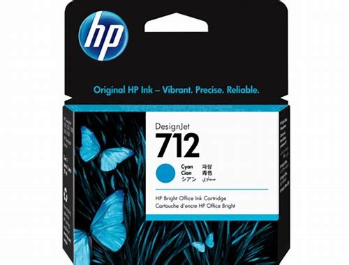 CARTUCHO DE TINTA HP DESIGNJET 712 DE 29 ML, CIAN