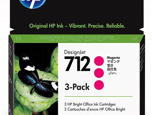 CARTUCHO DE TINTA HP DESIGNJET 712 DE 29 ML, MAGENTA