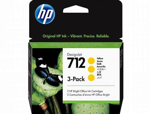 CARTUCHO DE TINTA HP DESIGNJET 712 DE 29 ML, YELLOW