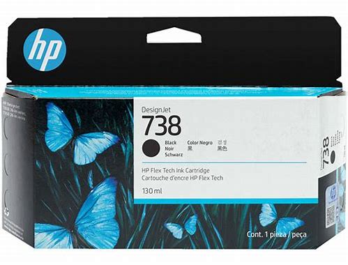 CARTUCHO HP 738 130ML BLACK P/PLOTTER T850/T950