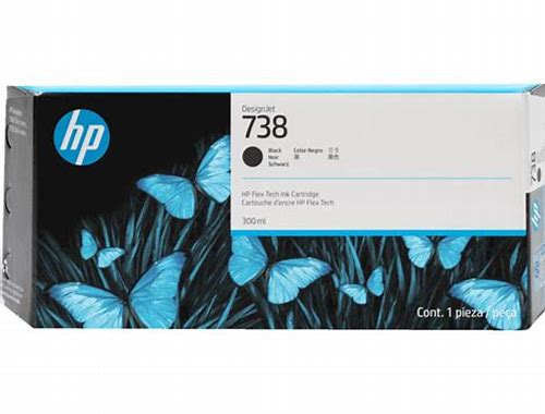 CARTUCHO HP 738 300ML BLACK P/PLOTTER T850/T950