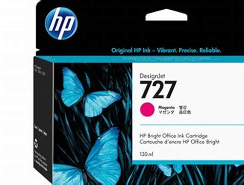 TINTA HP 727 MAGENTA P/DESIGNJET T920/T930/T1500 SERIES /T2500E SERIES