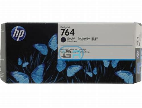 CARTUCHO HP 764 MATTE BLACK P/PLOTER T3500, 300ML