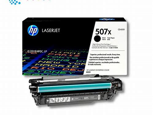 TONER HP NEGRO 507X P/LASERJET COLOR M551DN