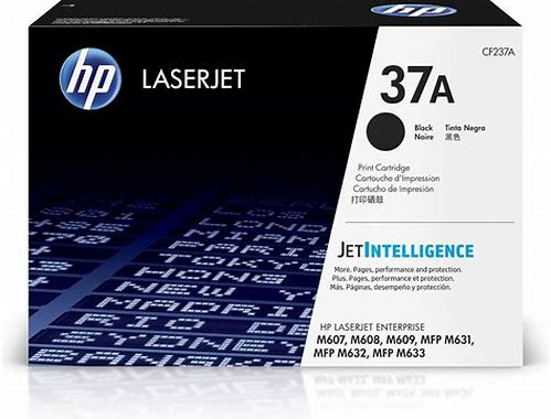 TONER HP NEGRO 37A P/ LASERJET ENTERPRISE MFP M631, M632, M633 SERIES, HP M607, M608, M609 SERIES