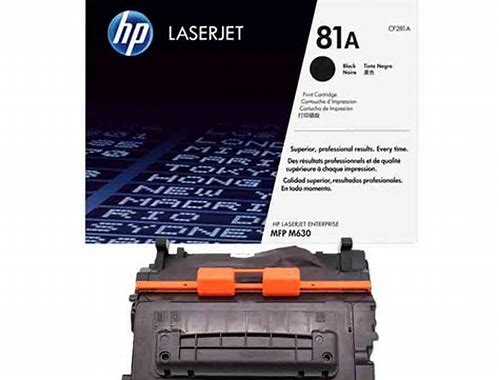 TONER HP NEGRO 81A P/LASERJET ENTERPRISE MFP M630Z, MFP M630F, MFP M630H, LJ M604/M605/M606 SERIES