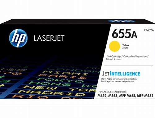 TONER HP YELLOW CF452A P/LASERJET COLOR ENTERPRISE M652A, M653A, MFP M681, MFP M682