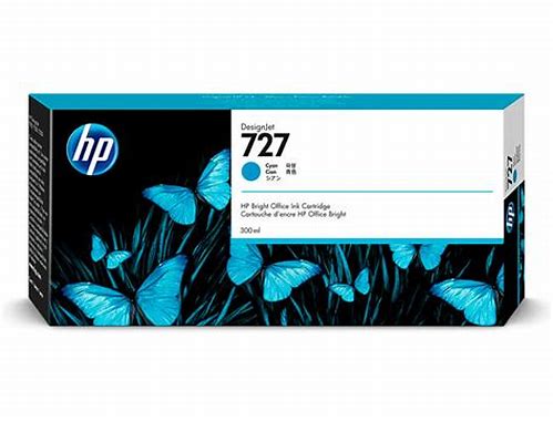 TINTA HP 727 CYAN P/DESIGNJET T920/T930/T1500 SERIES /T2500/T2530