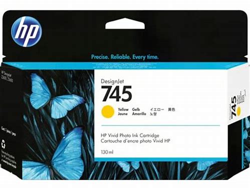 CARTUCHO HP 745 YELLOW 130 ML P/DESIGNJET HP Z2600/Z5600