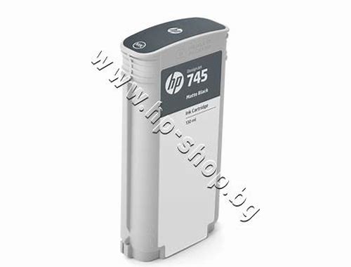 CARTUCHO HP 745 MATTE BLACK 130 ML P/DESIGNJET HP Z2600/Z5600