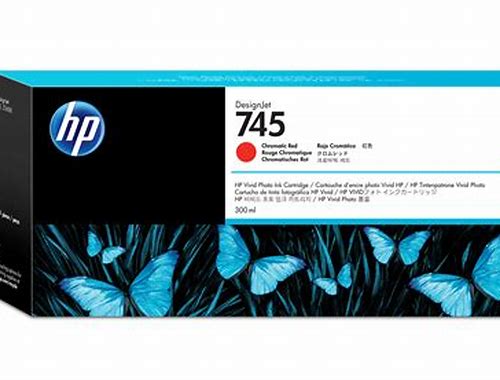 CARTUCHO HP 745 CHROMATIC RED 130 ML P/DESIGNJET HP Z2600/Z5600