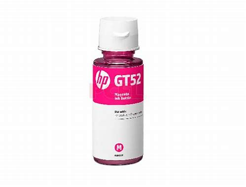 BOTELLA DE TINTA HP COLOR MAGENTA GT52 PARA HP GT 5810/5820, INK TANK 315/415,SMART TANK 500/515/530