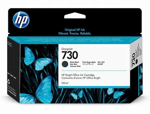 CARTUCHO HP 730 MATTE BLACK P/DESIGNJET HP T1700 DE 130 ML
