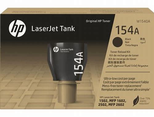 KIT DE RECARGA DE TONER HP 154A BLACK P/LASERJET TANK 1502, 1602, MFP 2502, 2602