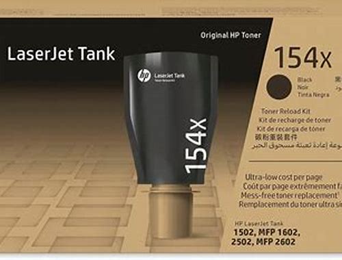 KIT DE RECARGA DE TONER HP 154X BLACK P/LASERJET TANK 1502, 1602, MFP 2502, 2602