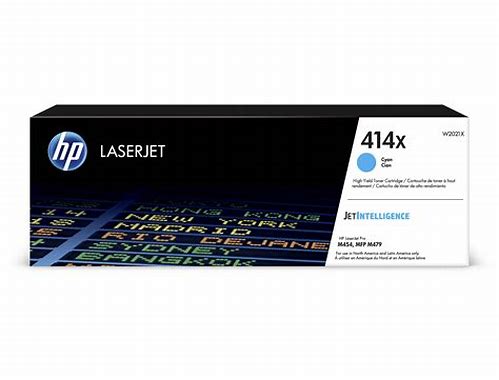 TONER HP 414X CYAN XL P/COLOR LASERJET PRO M454 SERIES, HP COLOR LASERJET PRO MFP M479 SERIES