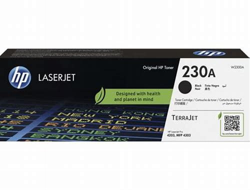 TONER HP 230A BLACK P/LASERJET COLOR PRO 4203DW Y MFP 4303FDW