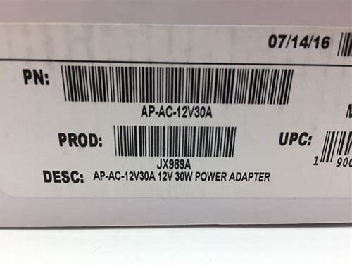 AP-AC-12V30A 12V 30W POWER ADAPTER