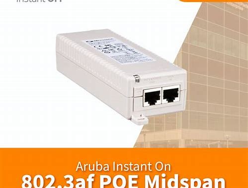 ARUBA INSTANT ON 802.3AF POE MIDSPAN