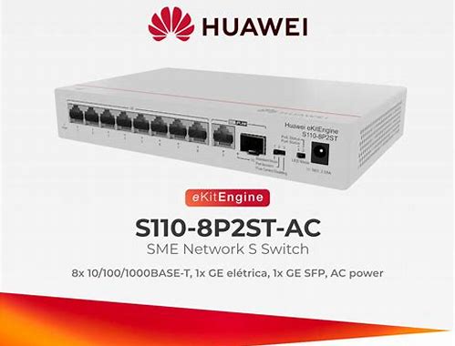 S110-8P2ST (8*10/100/1000BASE-T PORTS, POE+, 1*GE SFP PORT, 1*10/100/1000BASE-T PORT, AC POWER, POWER ADAPTER)