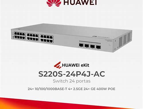 S220S-24P4J - 24*10/100/1000BASE-T PORTS (400 W POE+), 4*2.5GE SFP PORTS, BUILT-IN AC POWER