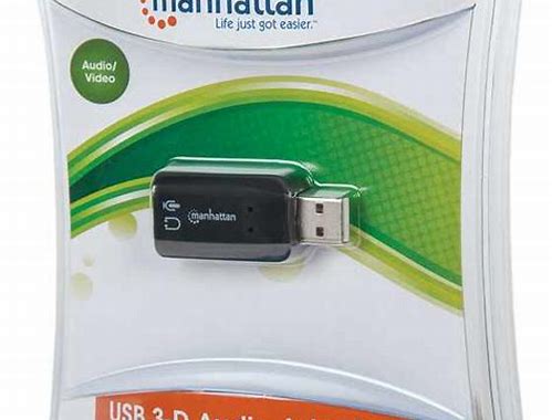 ADAPTADOR DE AUDIO 3-D USB DE ALTA VELOCIDAD