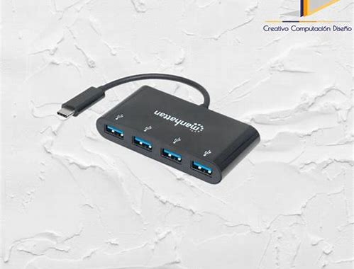 HUB DE SUPERVELOCIDAD USB-C 3.1 GEN 1 TIPO-C CON SUMINISTRO DE ENERGÍA