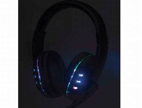AUDÍFONOS USB PARA VIDEOJUEGOS, CON LUCES LED