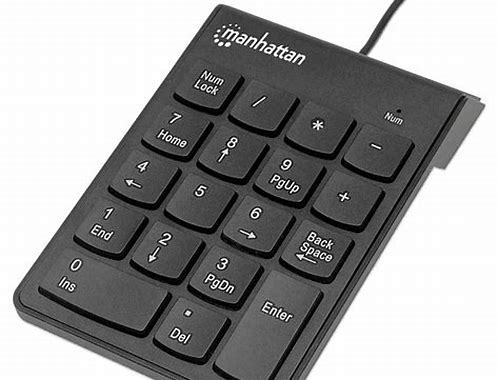 TECLADO NUMÉRICO CON CABLE