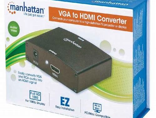 MANHATTAN CONVERTIDOR VGA TO HDMI