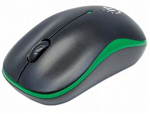 RATÓN ÓPTICO INALÁMBRICO SUCCESS - NEGRO CON VERDE